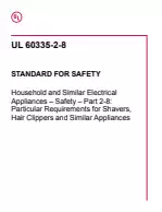 UL 60335-2-8:2021